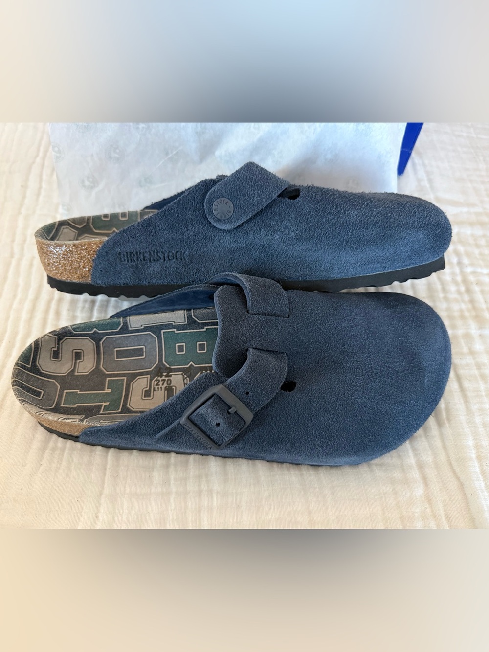 NWT Rare Birkenstock Boston Varsity Clogs Size 42 Regular/Wide